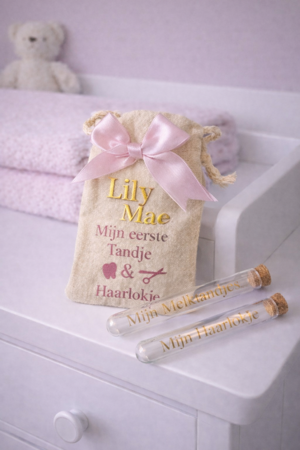 Bewaar buisje met zakje