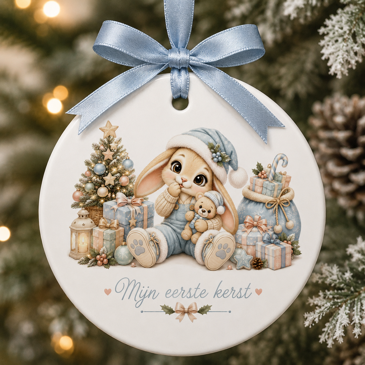 kersthanger christmas bunny