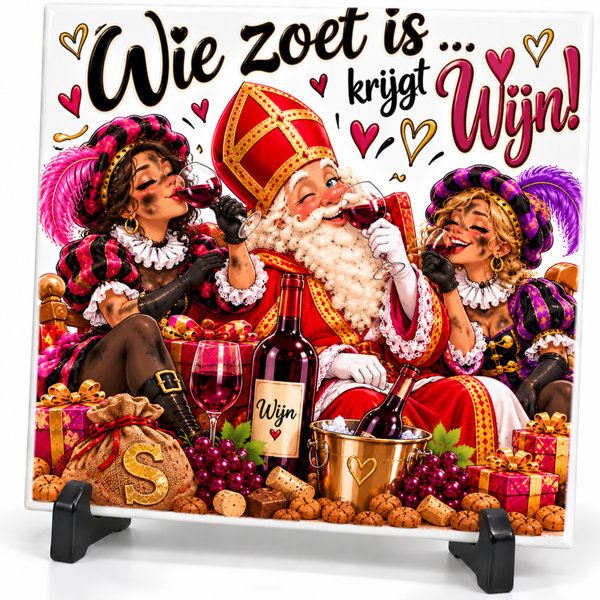 wie zoet is...