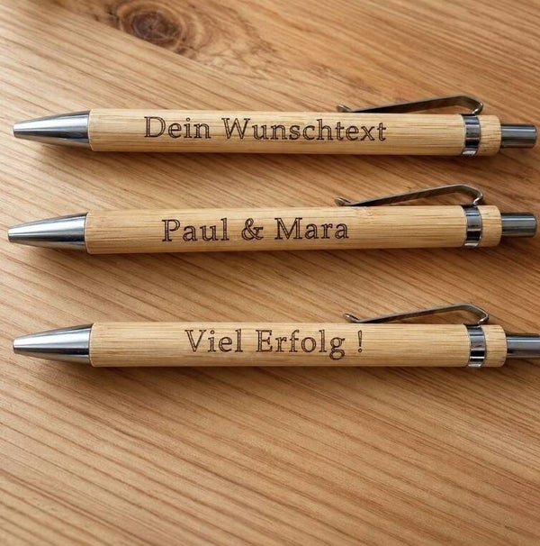 Personalisierter Holzkugelschreiber