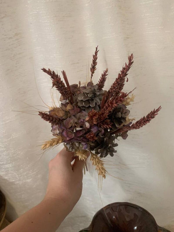 Bouquet "pastel" fleurs séchées