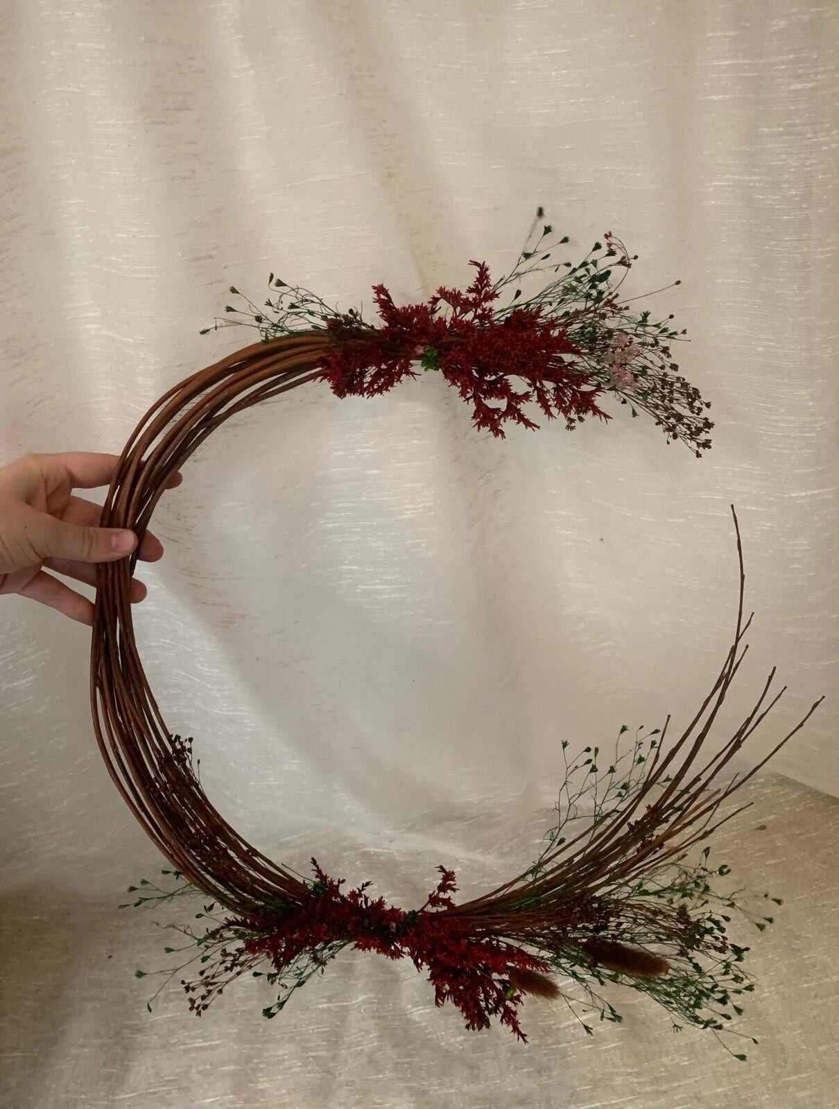 Couronne murale demi-lune Collection "Romantique"