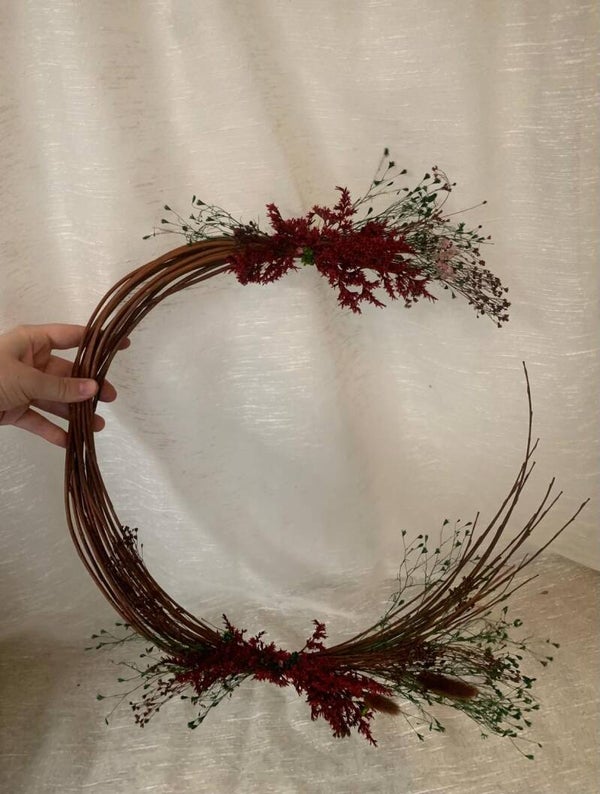 Couronne murale demi-lune Collection "Romantique"