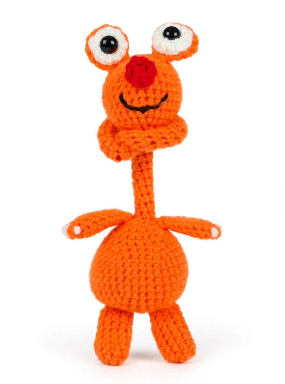 Gehaakte Langnek Tas Hanger - Oranje