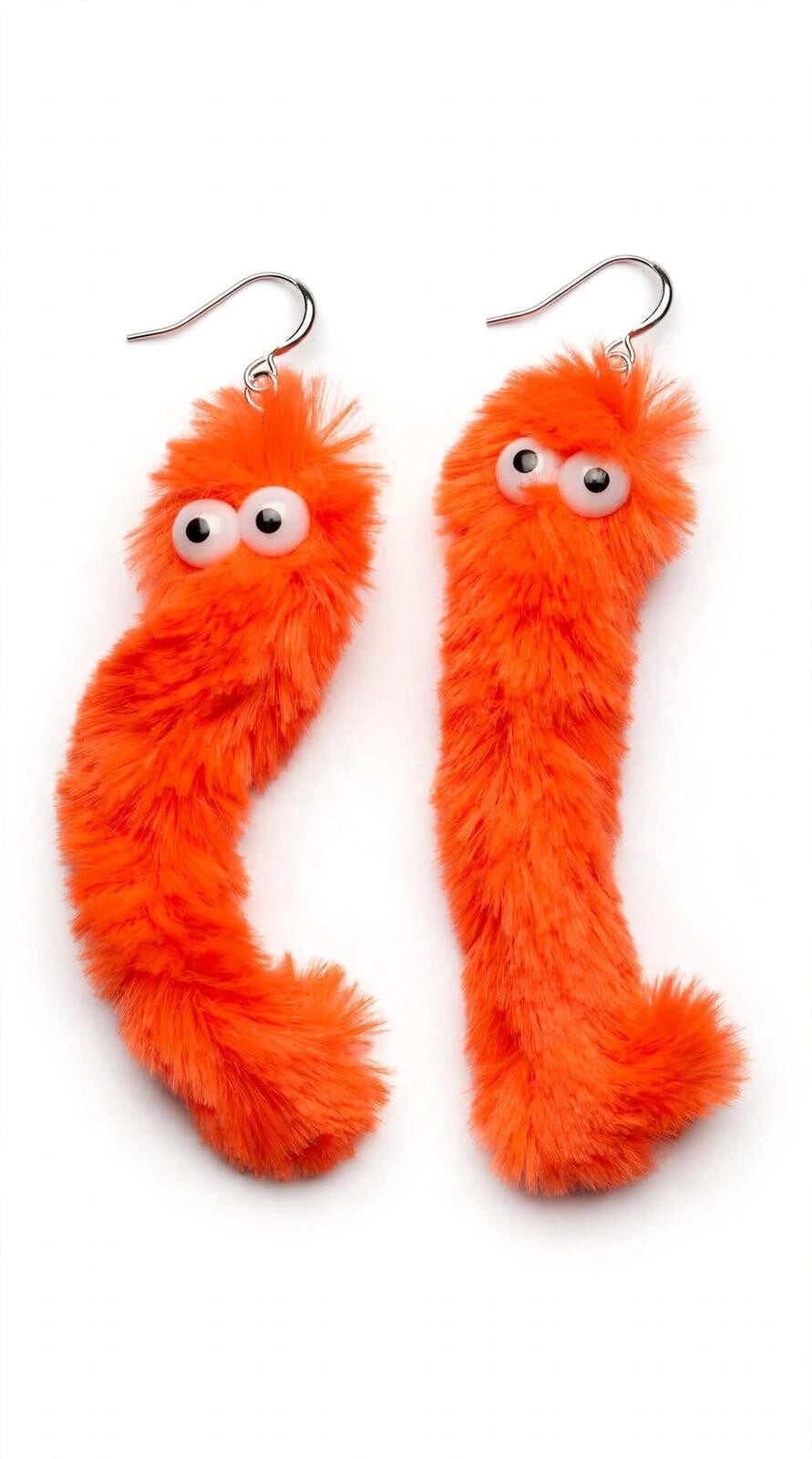 Wuppie oorbellen - oranje
