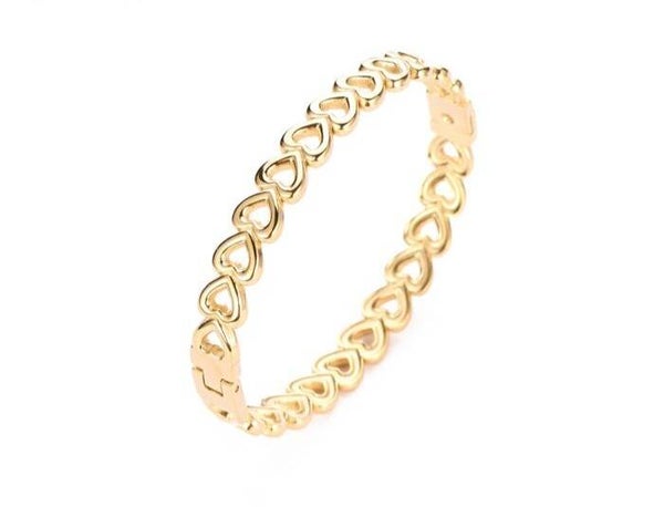 Gouden Hartjes Armband