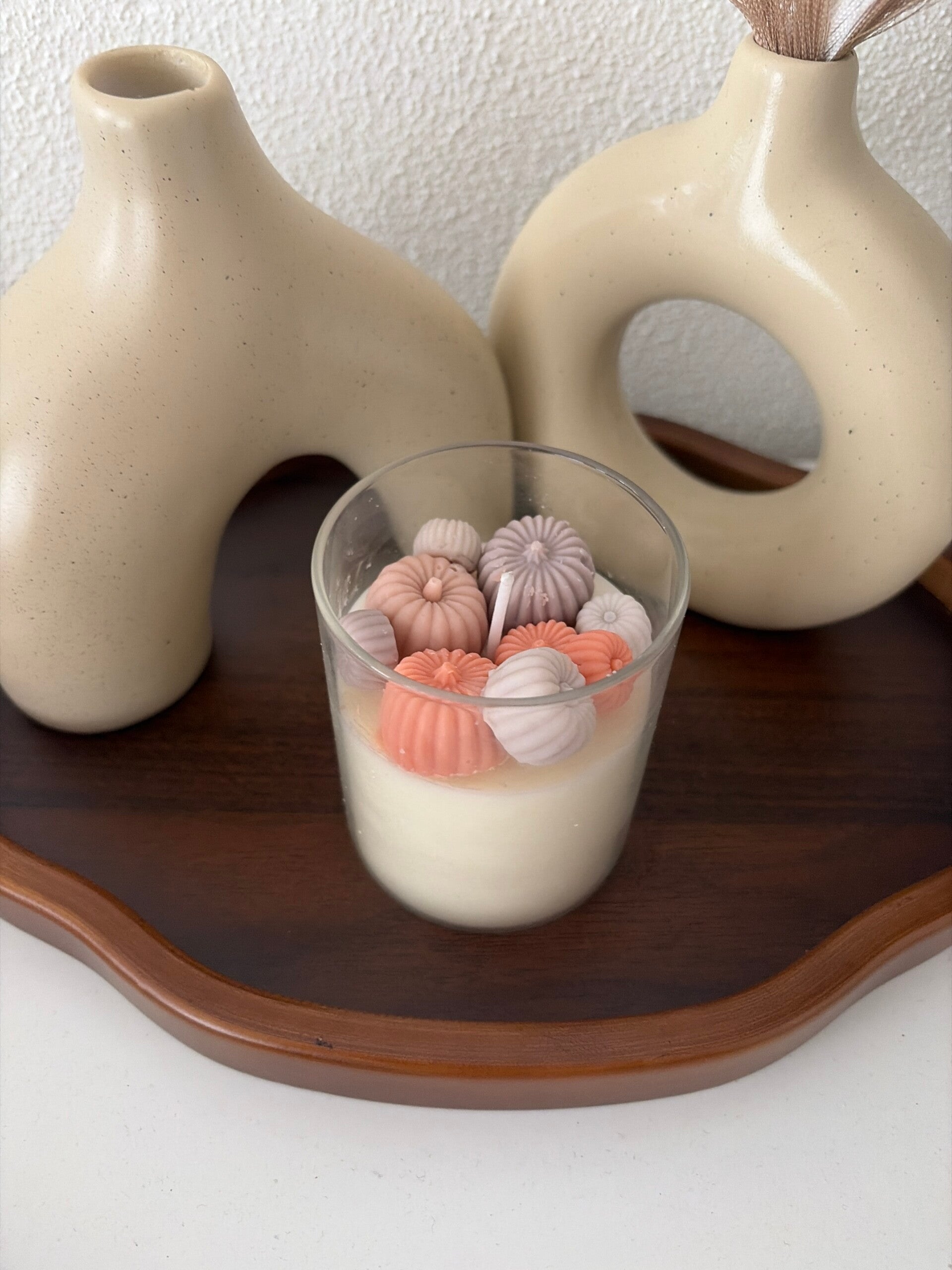 Pompoen candle