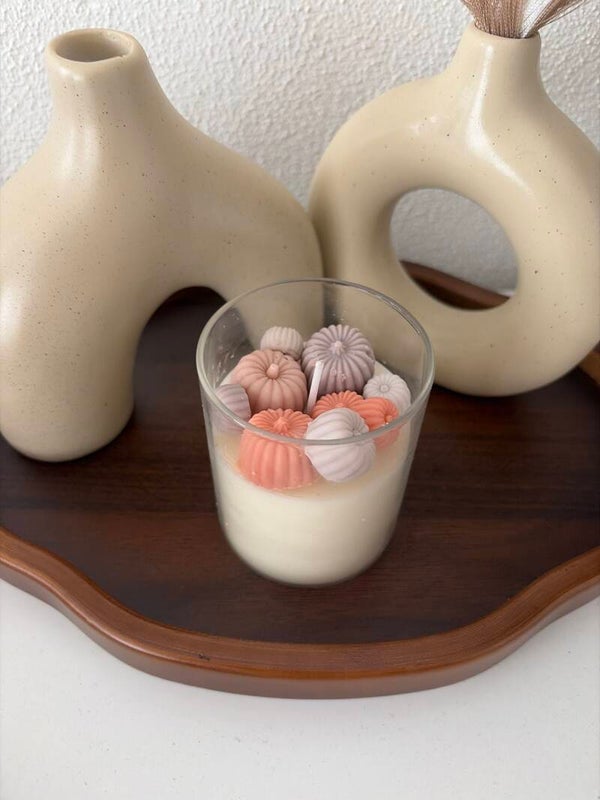 Pompoen candle