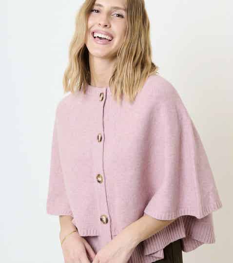 Aurelia knit cape
