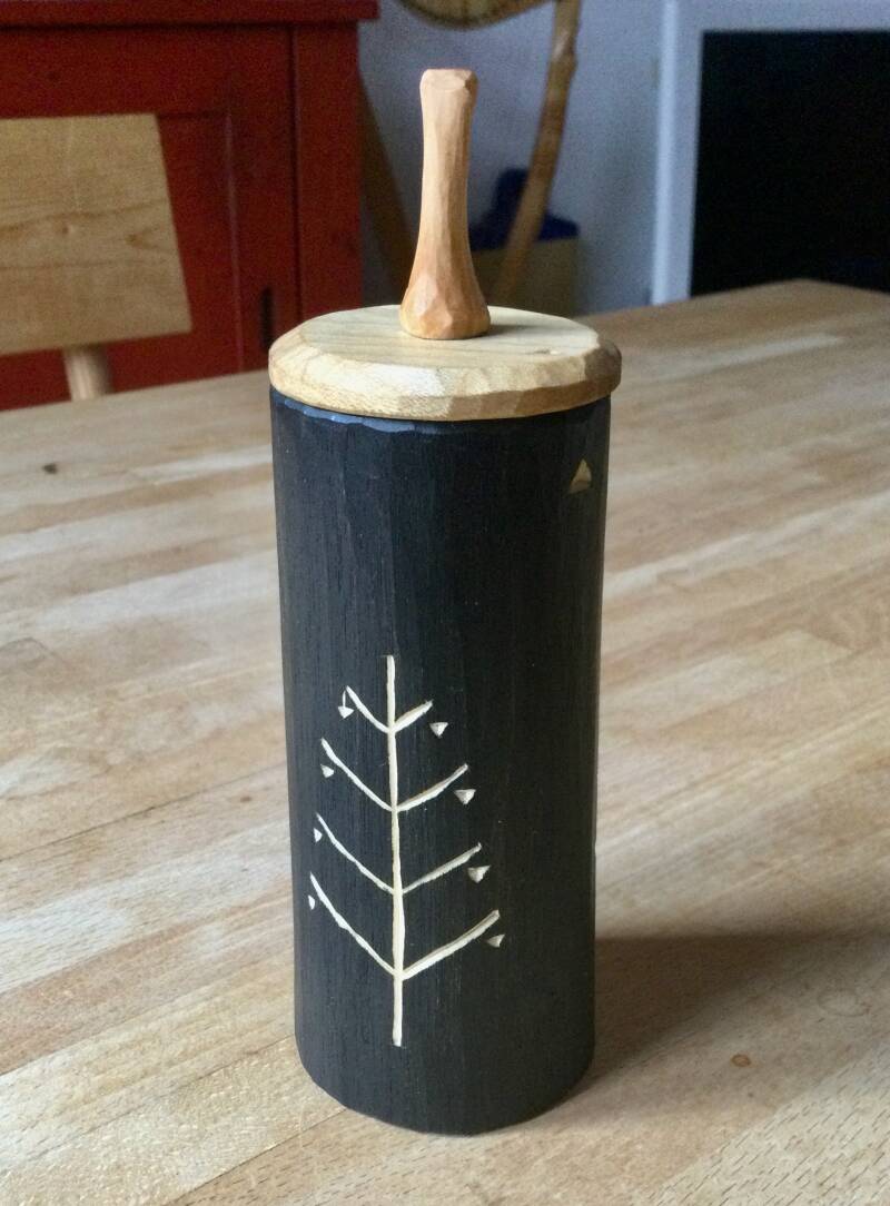 Krimppotje in Zwarte Walnoot