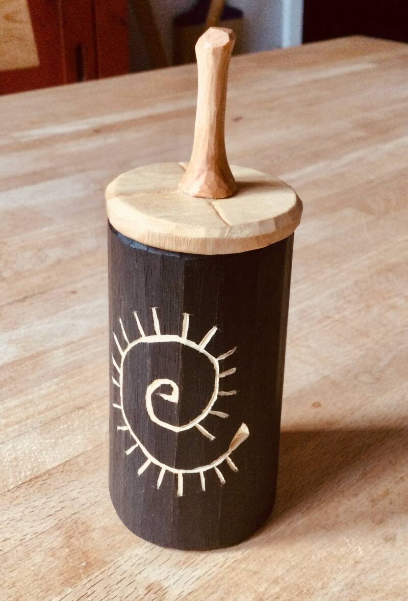 Krimppotje in Zwarte Walnoot