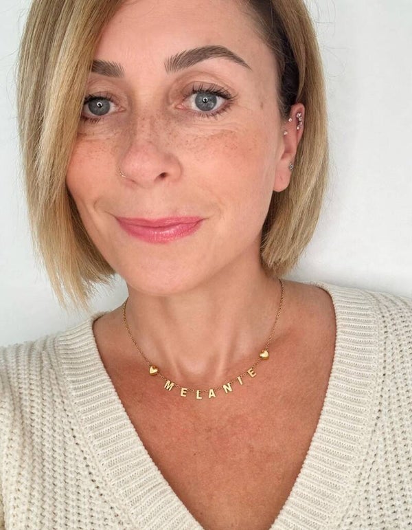 Collier Prénom 100% Personnalisable -  Doré Or Fin 24K