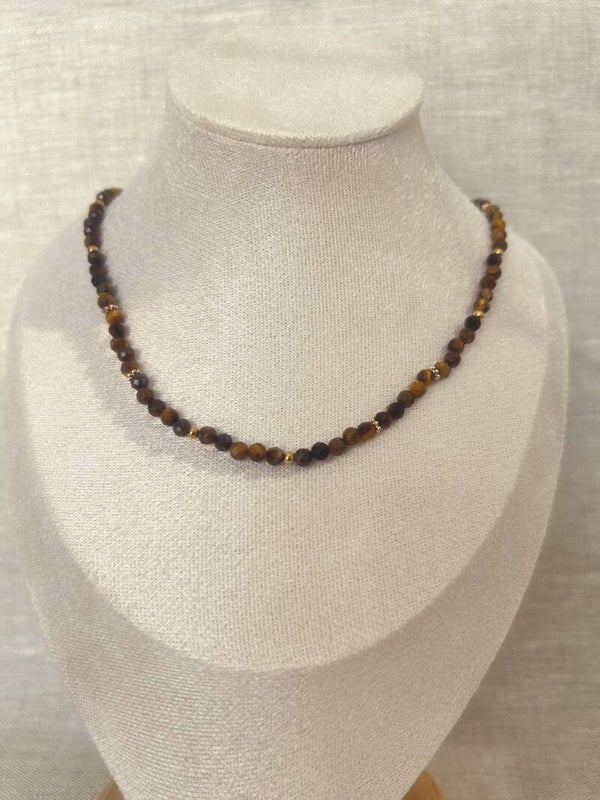 Collier Oeil de Tigre – Pierre de Protection