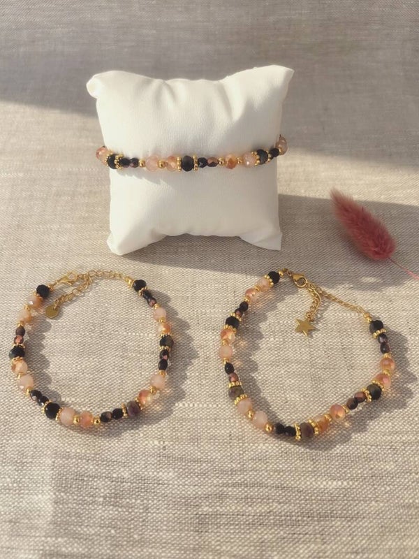 Bracelet PEACH NOIR