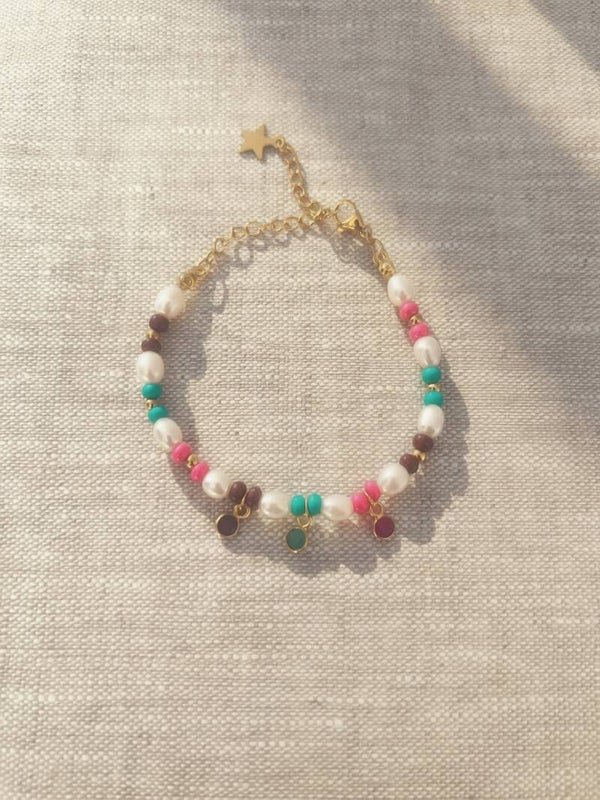 Bracelet PALOMA - Perles d'Eau Douce & Plaqué Or