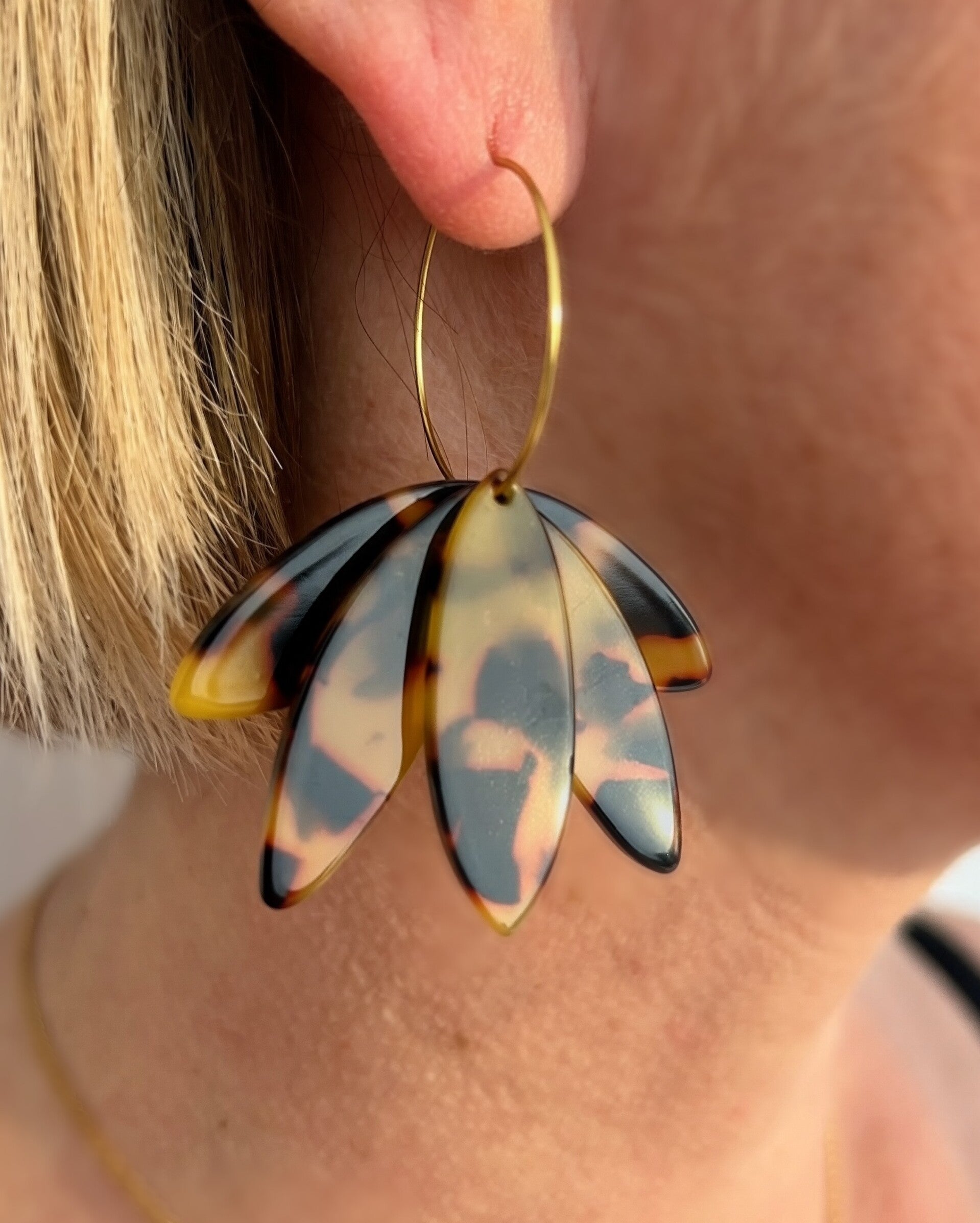 Boucle Norah écaille de tortue