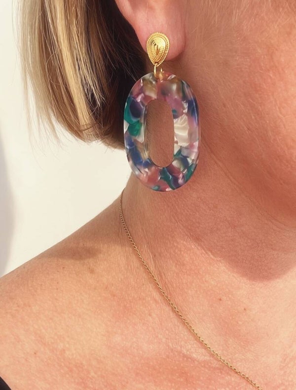 Boucles Écaille de Tortue Charlotte