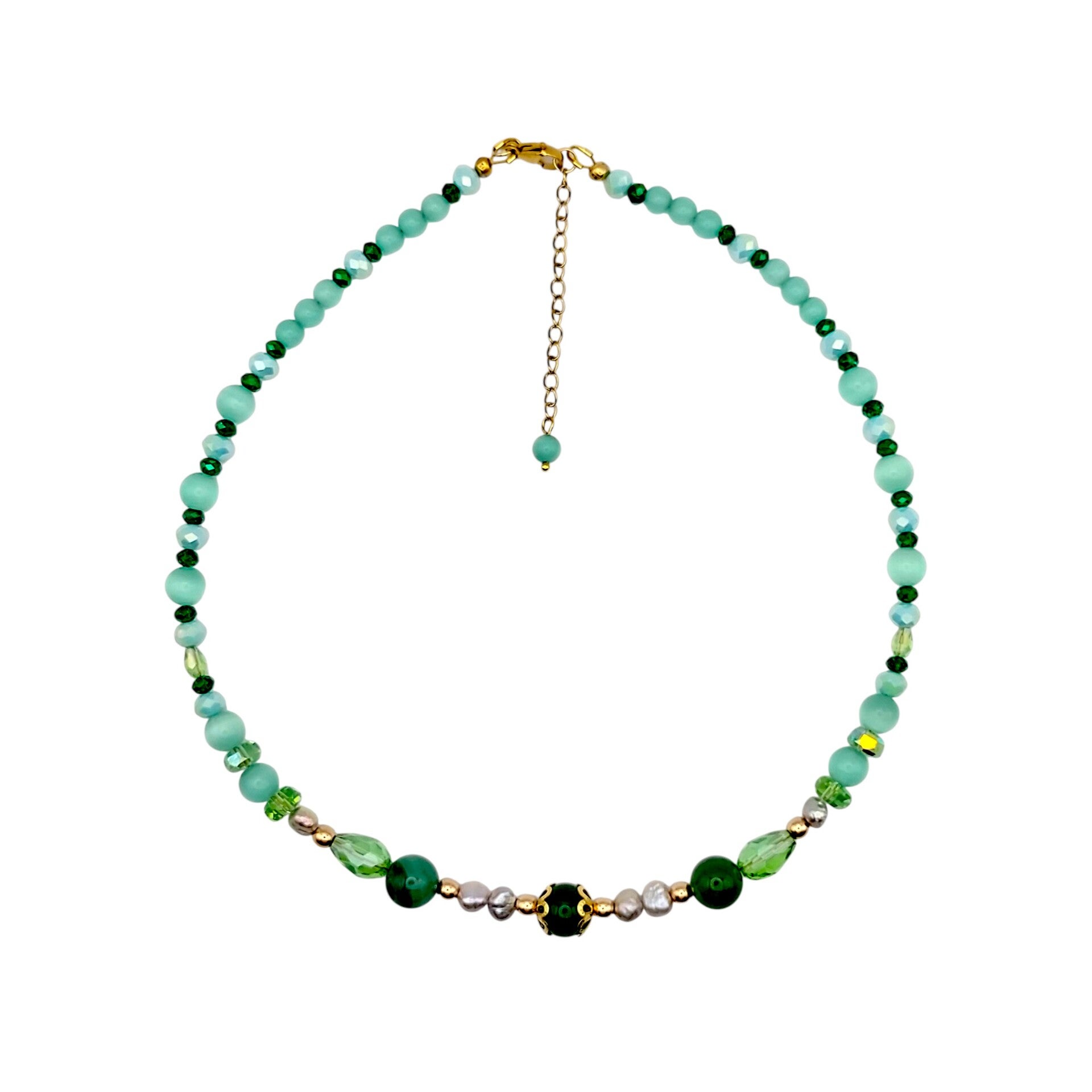 collier charme aurore boreale