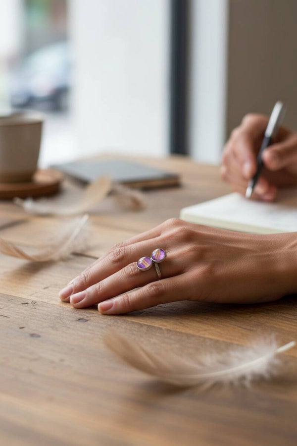 Bague Art "Brume Céleste"