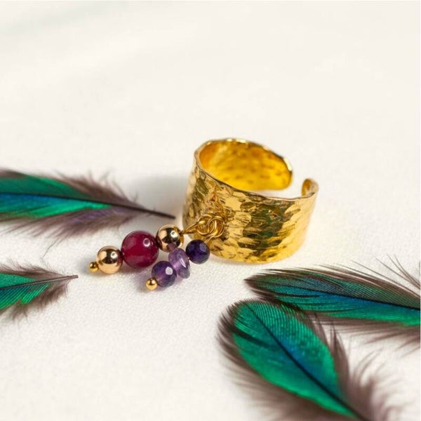 Bague Charme "Brume Céleste"