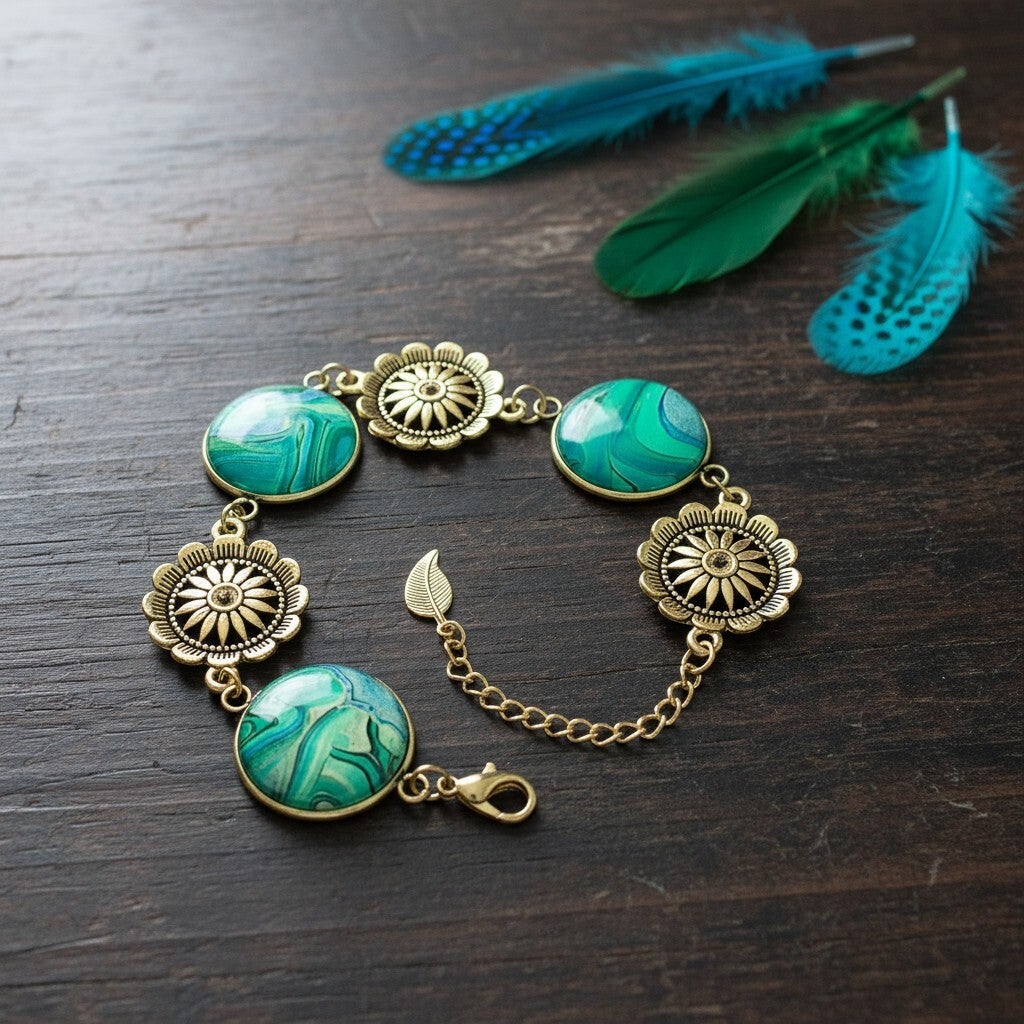 Bracelet Art "Aurore Boréale"