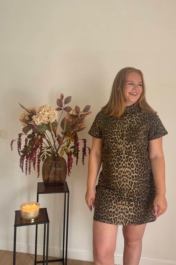 Jurk leopard