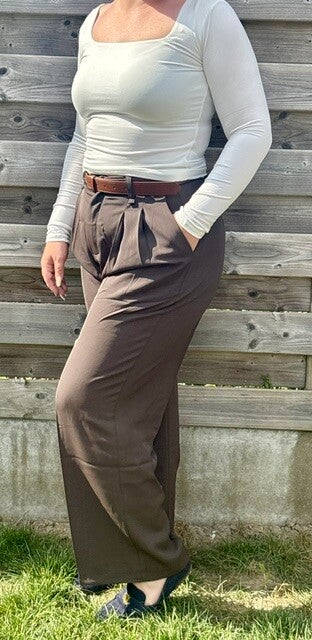 Broek - Fleur brown