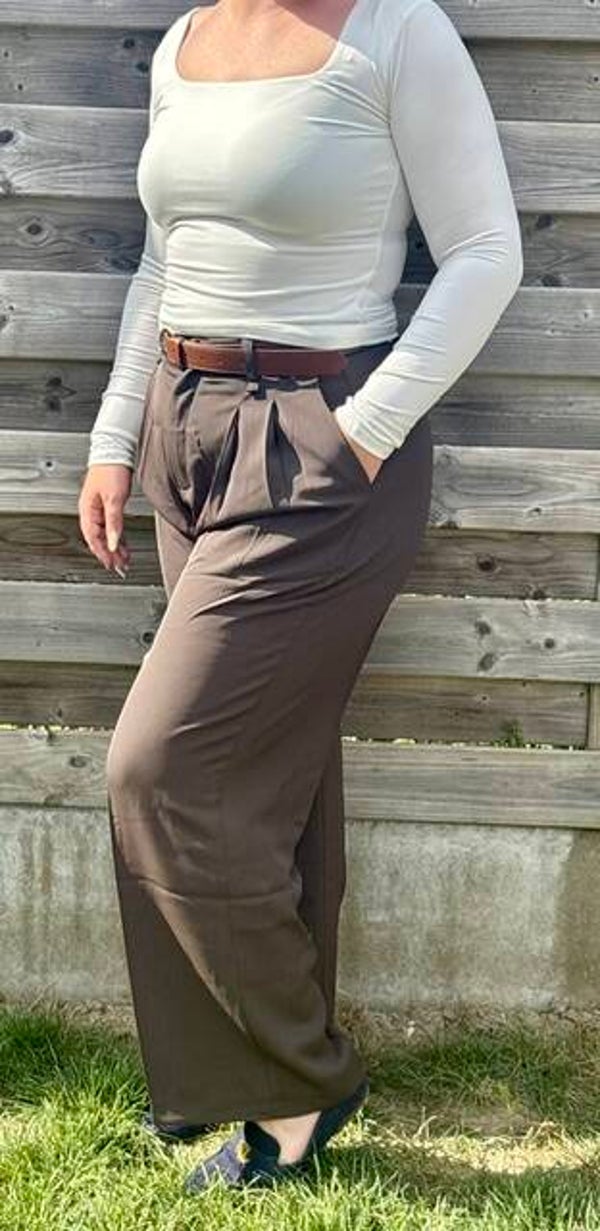 Broek - Fleur brown