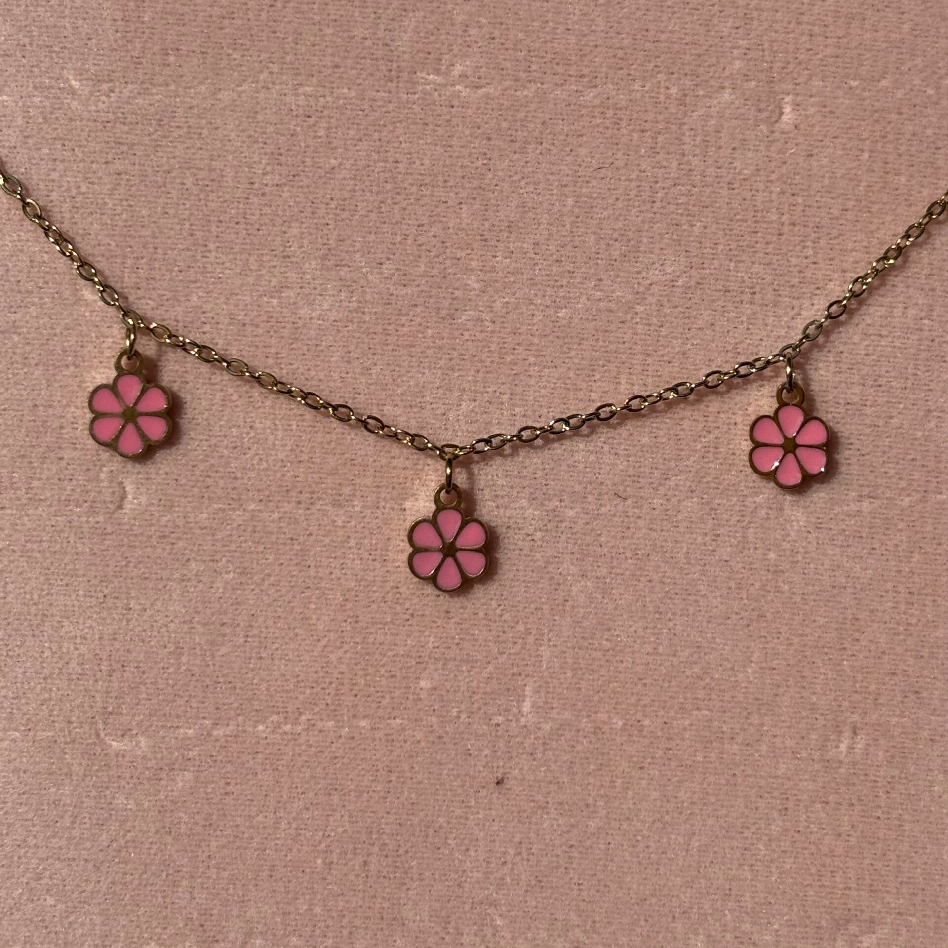 armbandje: bloemetjes