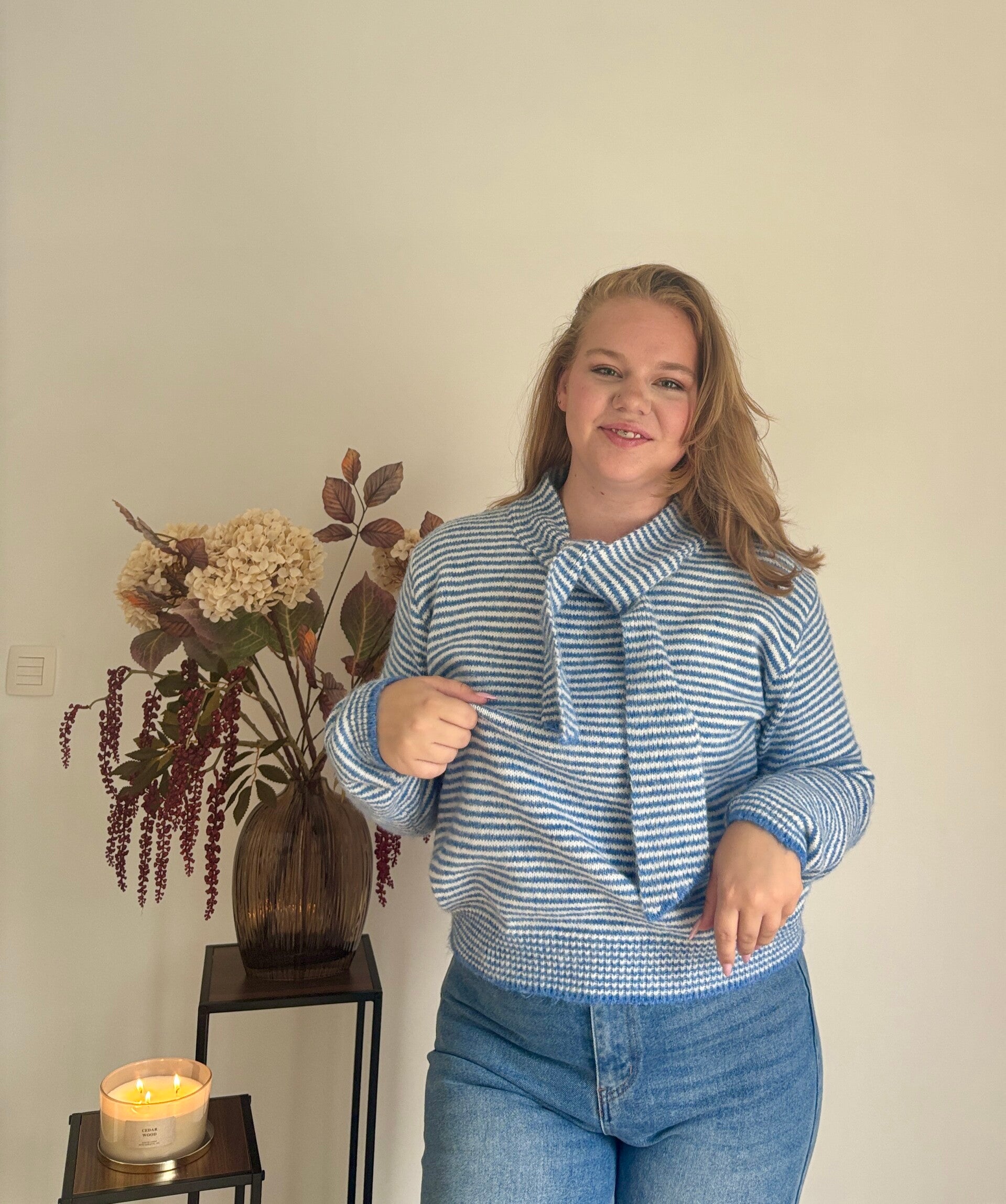 blue stripe