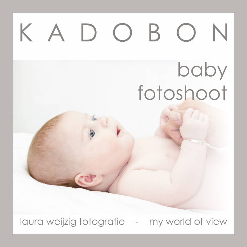 kadobon fotoshoot baby peuter newborn
