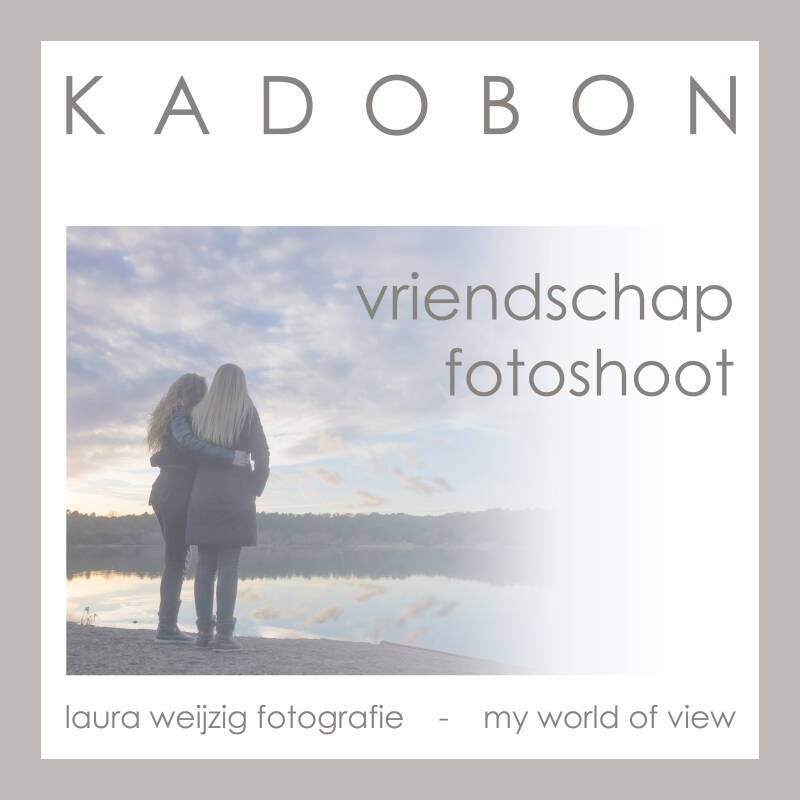 kadobon fotoshoot vriendschap friends forever