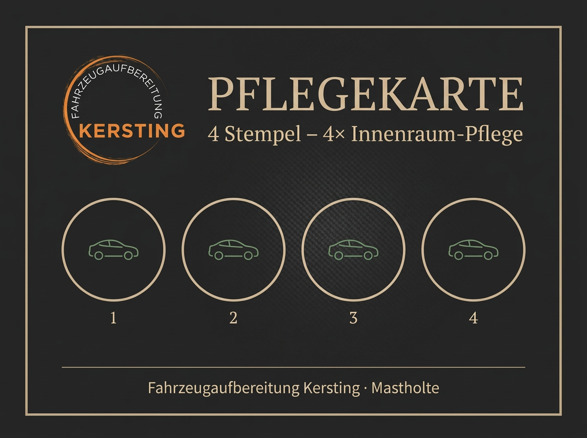 Pflegekarte Spar - Kleinwagen
