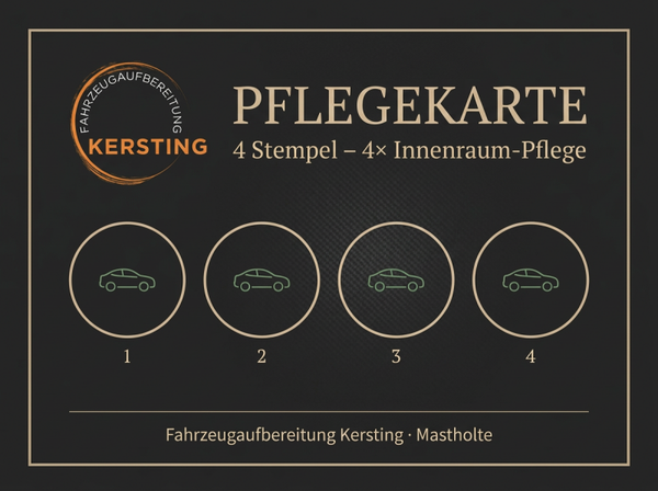 Pflegekarte Standard - Bulli, SUV & Van