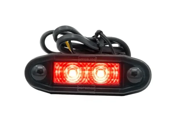Boreman Easy-Fit LED Positielicht - Rood (smoke lens)