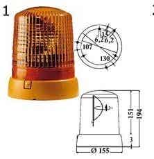 Zwaailamp Hella KL7000