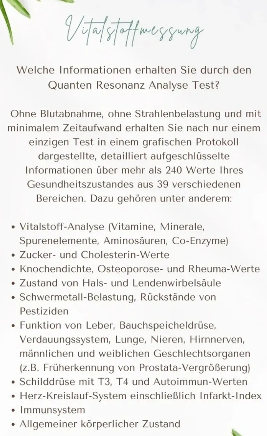 Vital Nutrient Check