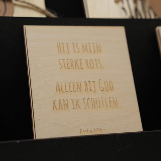 Houten kaart