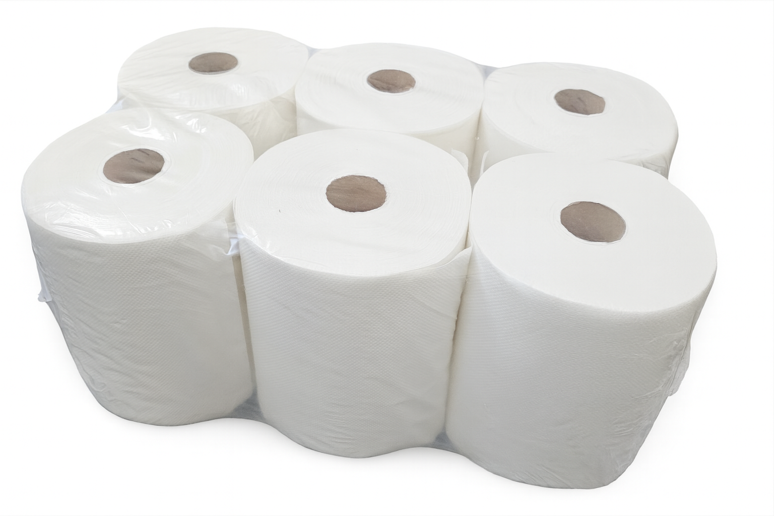 Papierhandtuchrolle MIDI, Zentralentnahme, 6 x 800 g, 2-lagig, 100 % Zellulose, Weiß