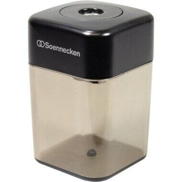 Dosenspitzer 8mm Kunststoff schwarz/grau transparent