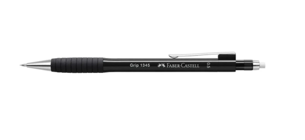 Faber-Castell Druckbleistift 0,5mm B metallic/schwarz