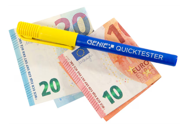 GENIE Geldscheinprüfstift Quicktester – Für EUR, USD, GBP