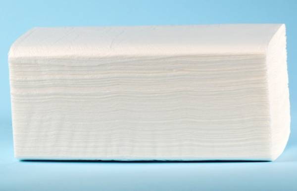 Papierhandtücher Classic, V-Falz, 2-lagig, 100 % Zellstoff, Weiß, 20 x 200 Blatt