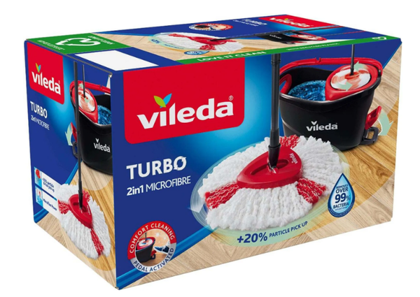 VILEDA Turbo EasyWring & Clean Wischmop Komplettset