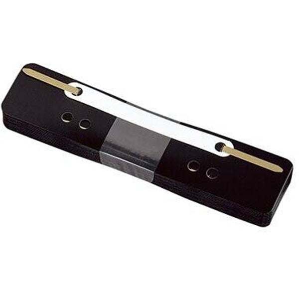 Heftstreifen 3,4 x 15 cm schwarz 25 St./Pack.