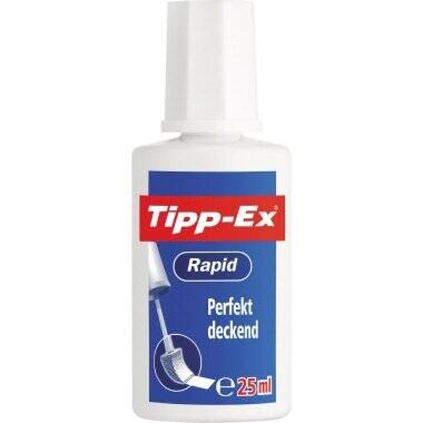 Tipp-Ex Korrekturflüssigkeit Rapid Schwamm weiß 25ml