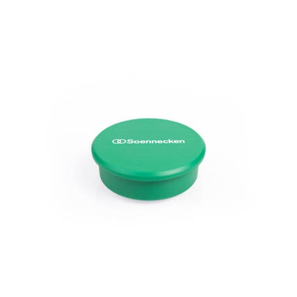 Soennecken Magnet rund 38mm 2,5kg grün 10 St./Pack.