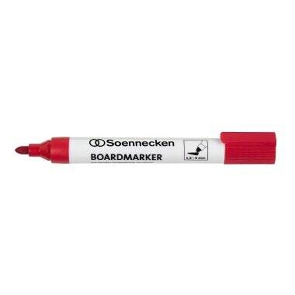 Soennecken Whiteboardmarker Rot, 1,5–4 mm Rundspitze