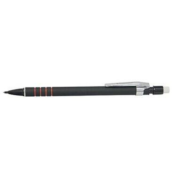 Druckbleistift 0,5mm HB mit Radierer schwarz
