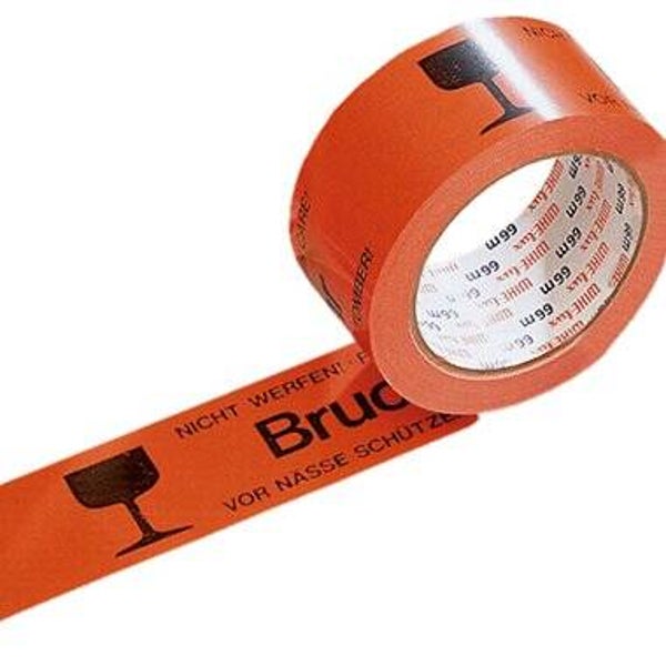 Signalklebeband Bruchgefahr 50mmx66m